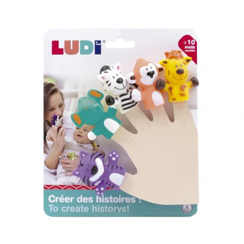 LUDI Fantoches de Dedo - Savana