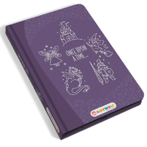 KIDYWOLF Bloco de Desenho c/ Ilustrações Fantasia