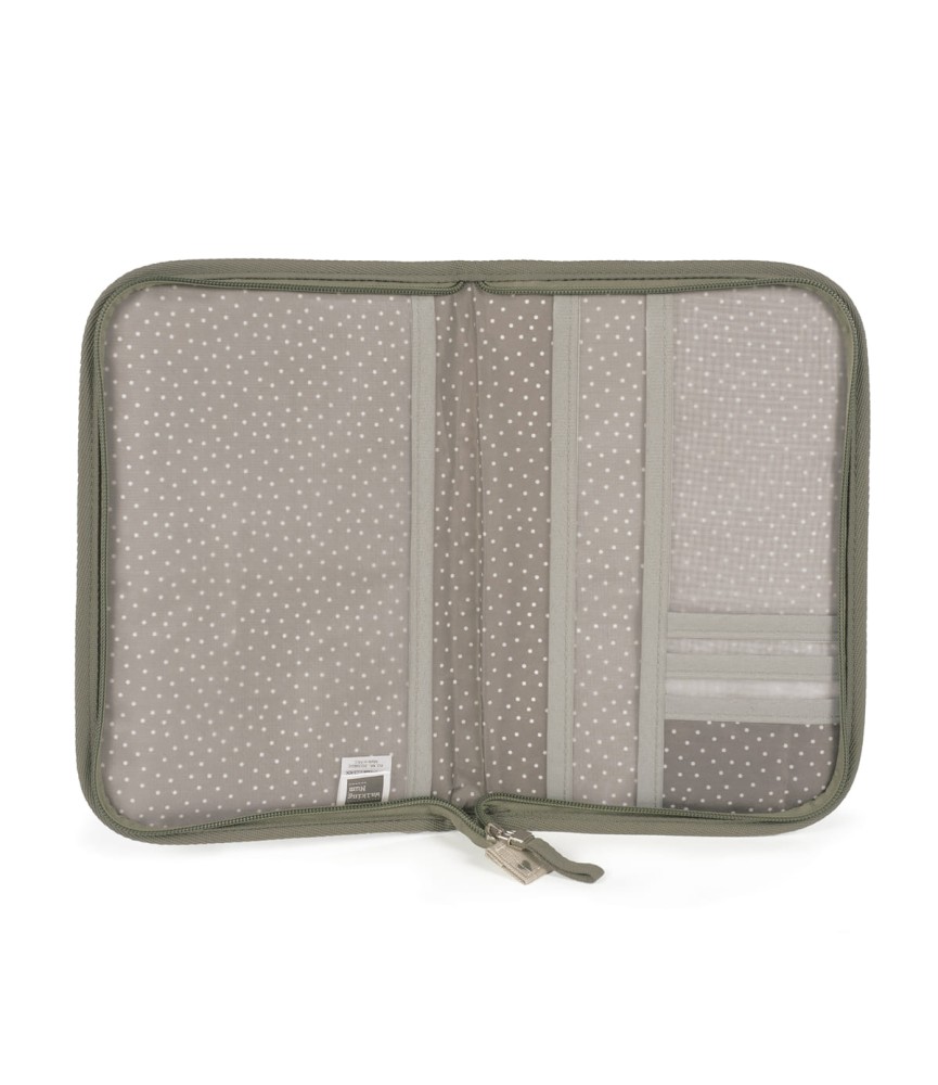 WALKING MUM Porta Documentos Hearts Poppy Moss