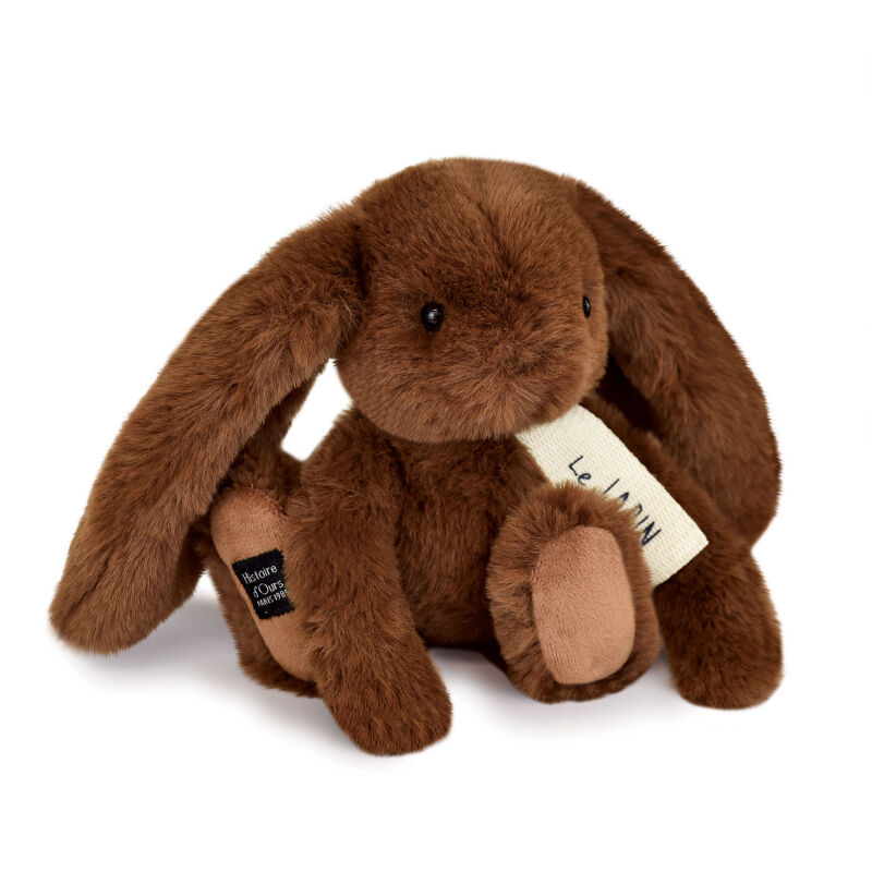 Coelho peluche 20 cm café Histoire d´Ours