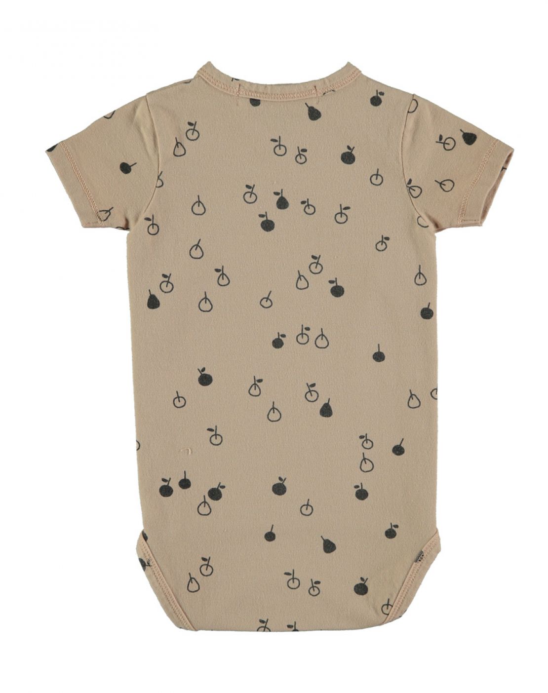 Body Manga Curta Apple Vintage Rosa Baby Clic