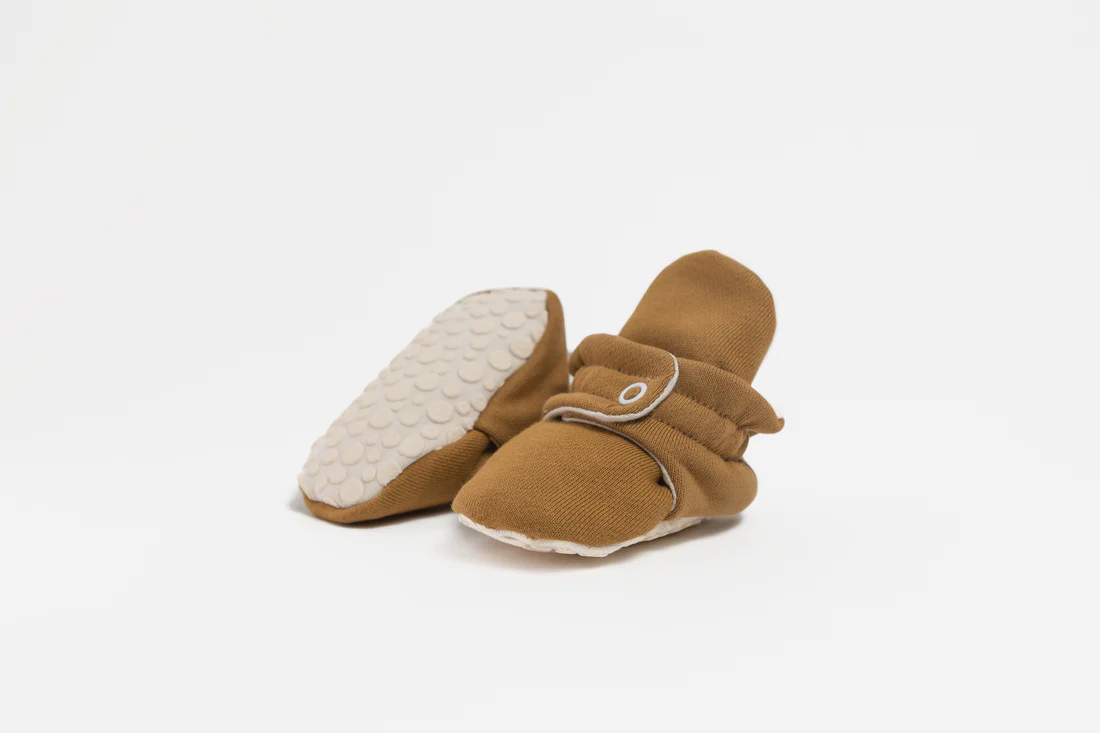 Zás Trás Baby Booties Honey Mustard