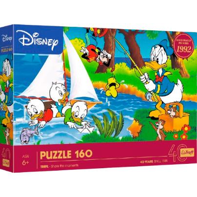 TREFL Puzzle 160 pçs Aventura à Beira do Lago