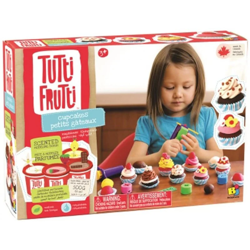 TUTTI FRUTTI Cupcakes (4 potes + acessórios)