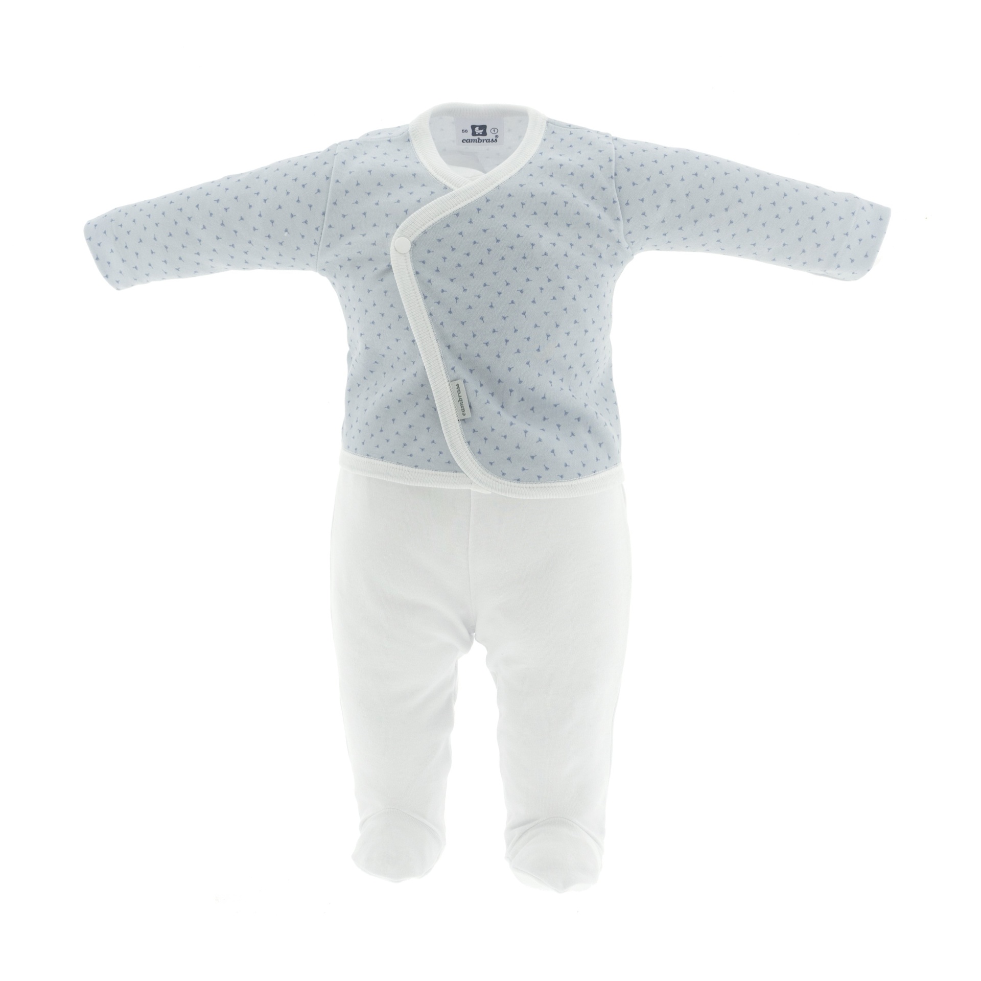 Conjunto 5 Peças Primeira Roupa Azul Cambrass