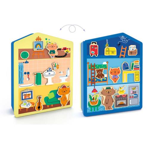 DJECO InZeHouse Caixa  Metal c/ Imans de Madeira