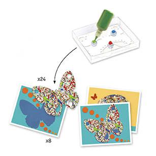 Djeco Desfile Colorido Marmoreado - Jogo de Pintar