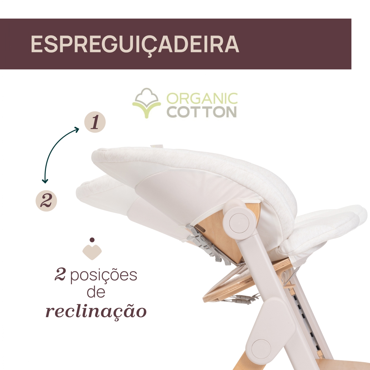 CHICCO Cadeira Refeição Meraviglia Fossil 0m+