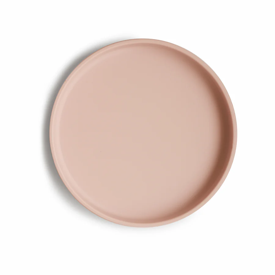 MUSHIE Prato c/ Ventosa Silicone Blush