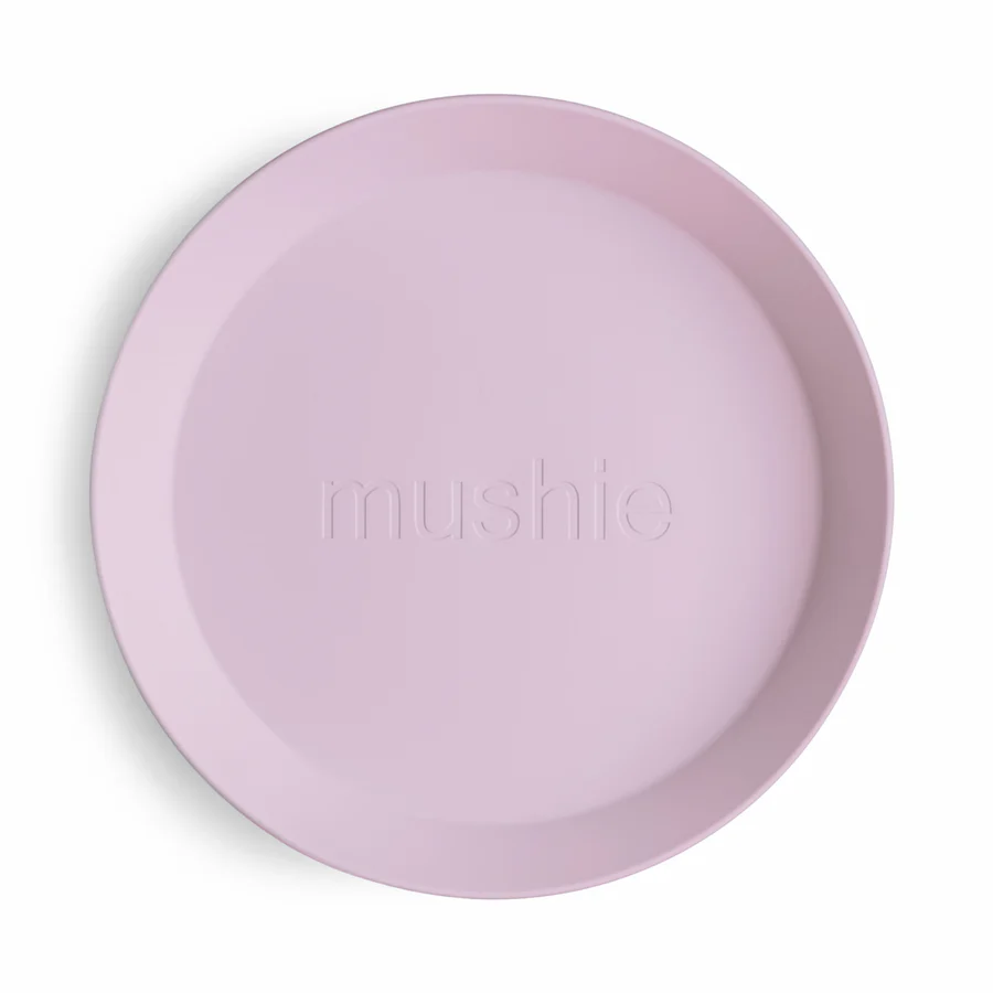 MUSHIE Pack 2 Pratos Redondos Soft Lilac