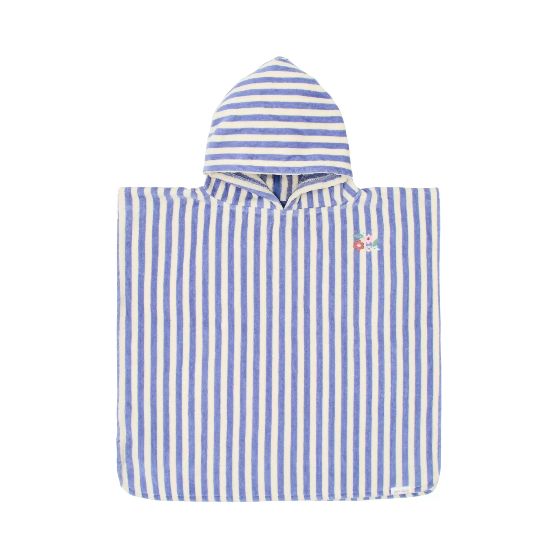 LITTLE DUTCH Poncho de Praia Dreamy Purple Stripe