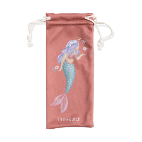 LITTLE DUTCH Óculos de Sol Shell Mermaid Pink