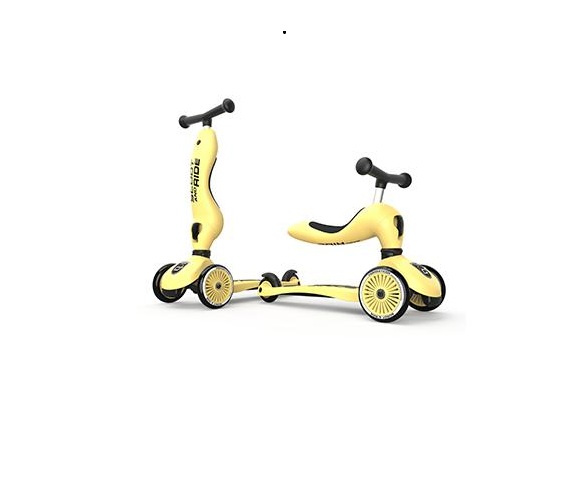 SCOOT & RIDE Trotinete Evolutiva HIGHWAYKICK 1 Limão