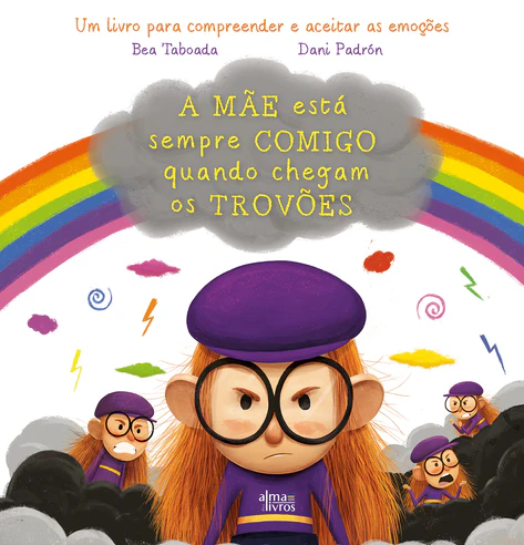 A mãe está sempre comigo quando chegam os trovões