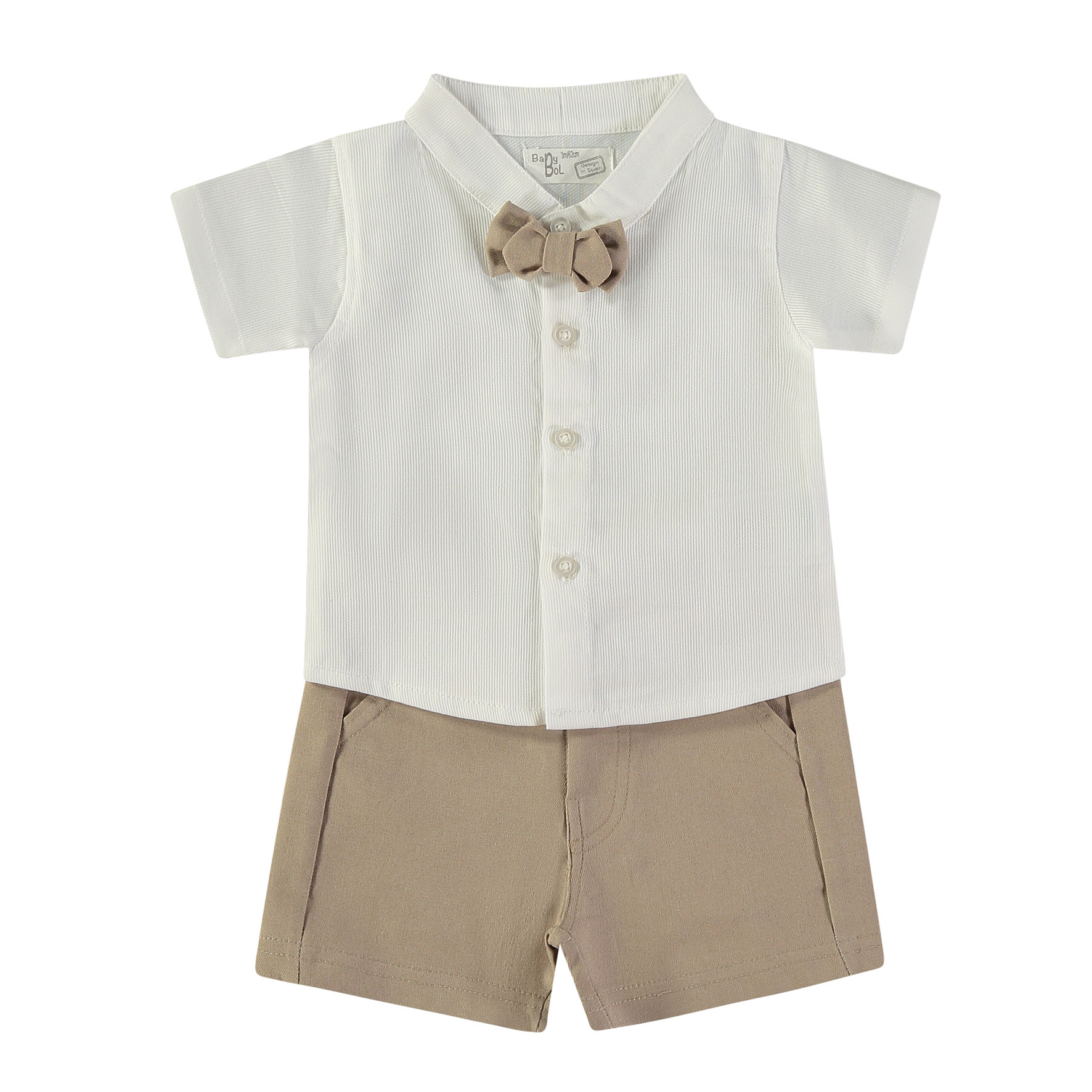 BABYBOL Conjunto Camisa c/ Laço e Calções
