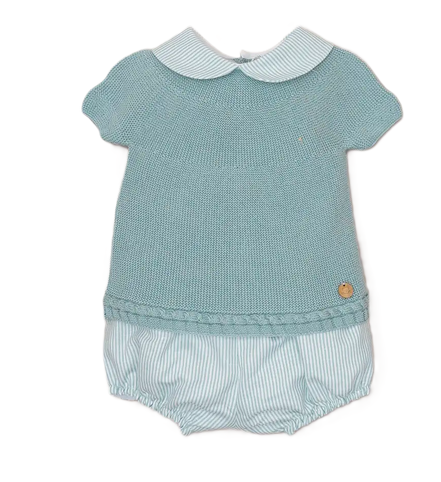 Conjunto bebé menino verde Pangasa Baby