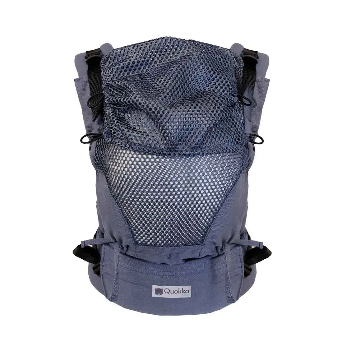 Quokkababy Mochila Porta Bebés E-Carrier Denim Blue