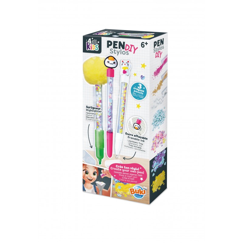 BUKI Kit p/ Personalizar Canetas  (Kawaii)