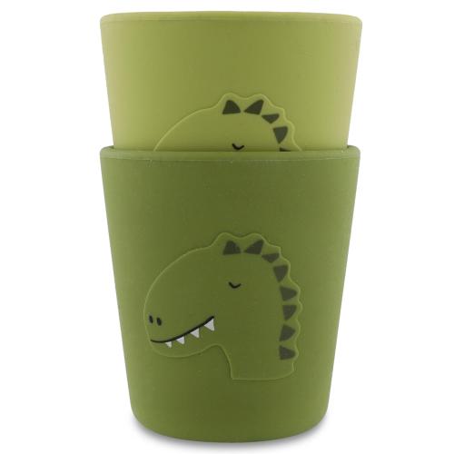 TRIXIE 2 Copos Silicone  Mr. Dino