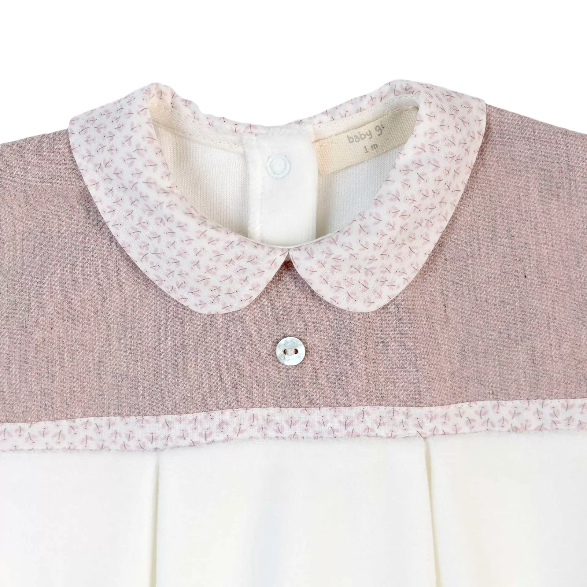BABY GI Babygrow Riverside Pérola e Rosa