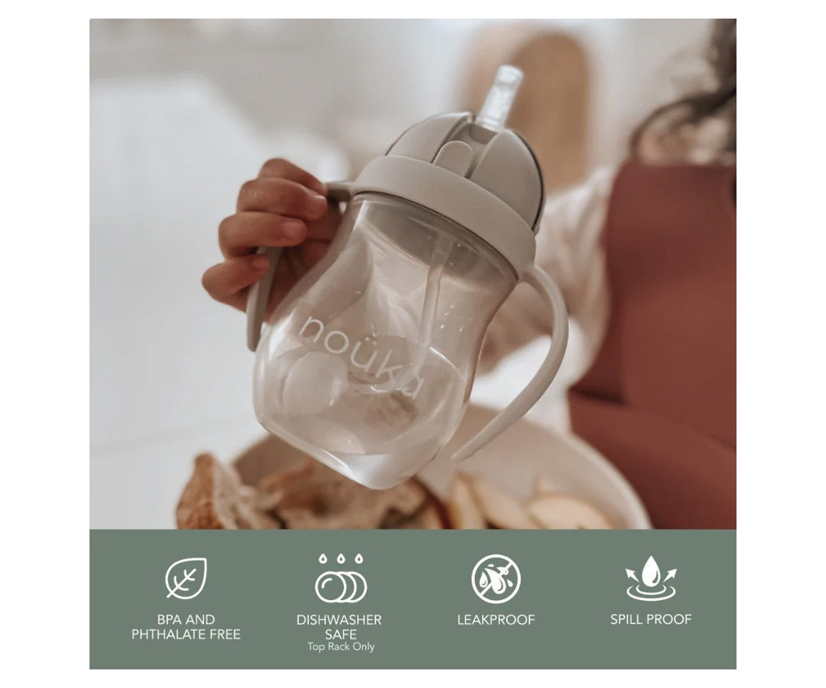 Noüka Copo Antiderrame c/ Pallhinha 240 ml Moss