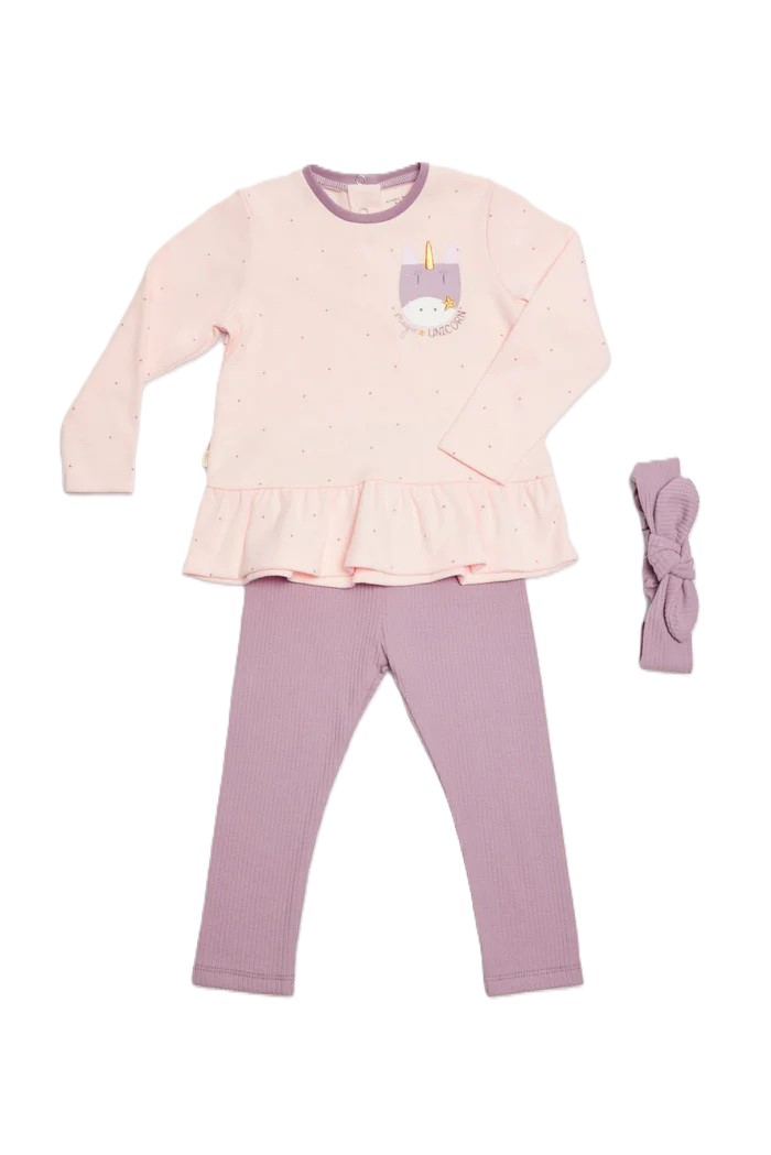 Conjunto 3 peças bebé Ysabel Mora