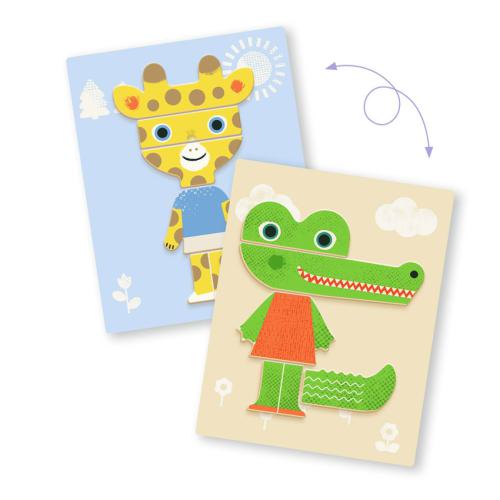 DJECO Mix Animais - Puzzle de Animais