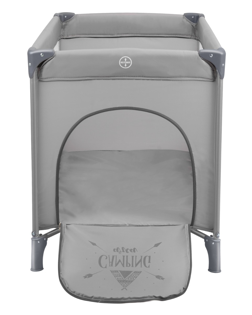 KIKKABOO Berço de Viagem SO GIFTED Cinza