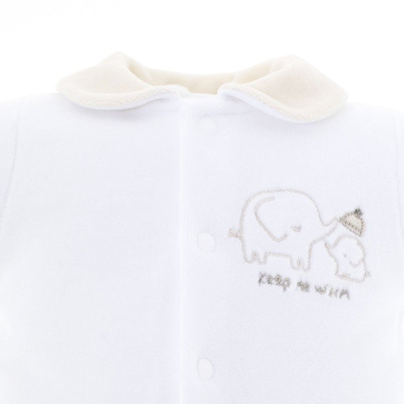 Pijama veludo beige elefante Cambrass
