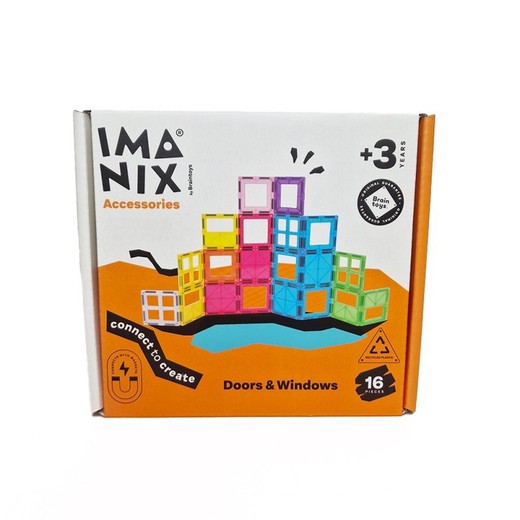Braintoys Imanix Set 16 Portas e Janelas