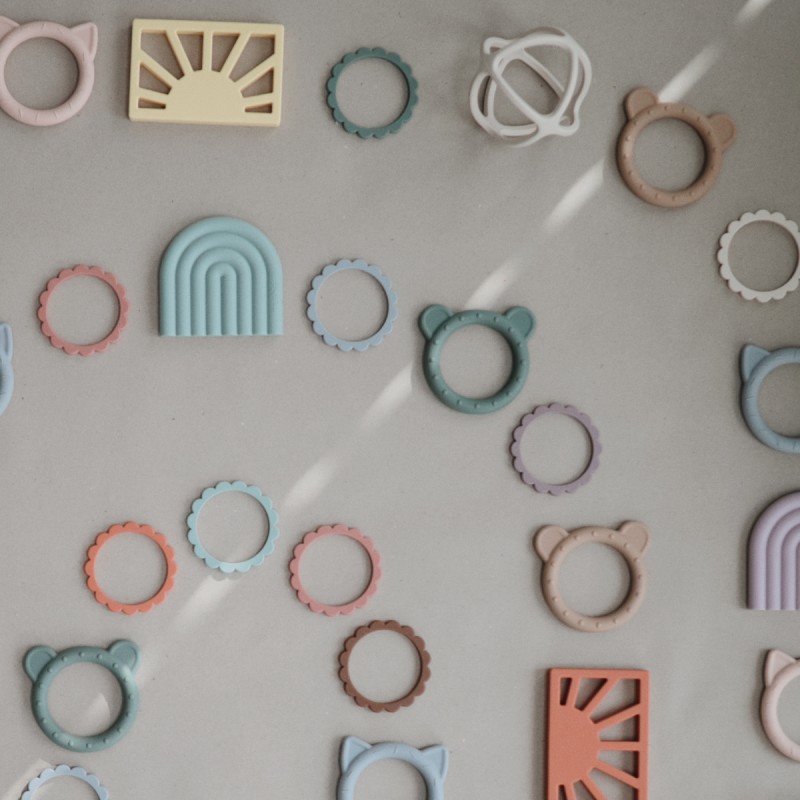 MUSHIE Mordedor Silicone Bear Natural