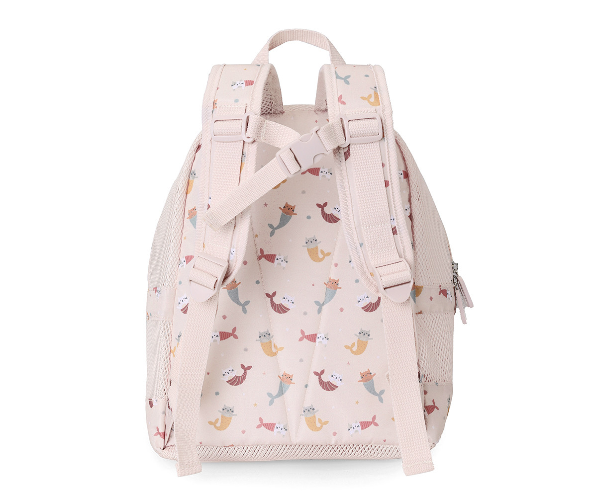 Monnëka Mochila Infantil Anti-areia Mermaid Cats