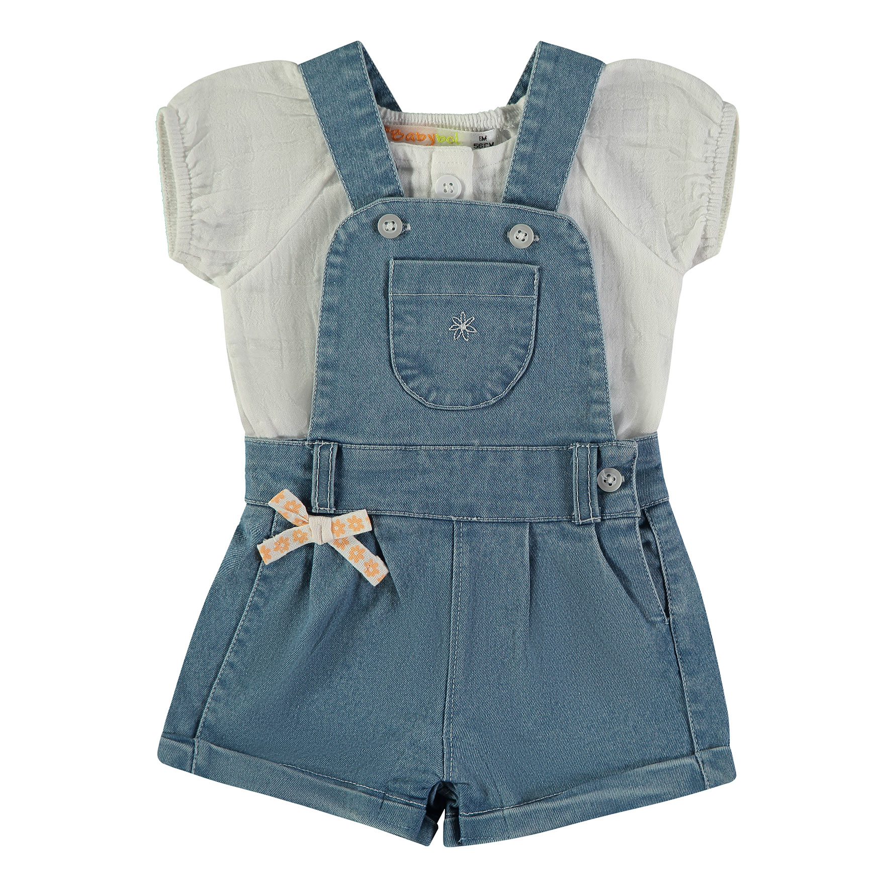 BABYBOL  Jardineiras Ganga e Blusa