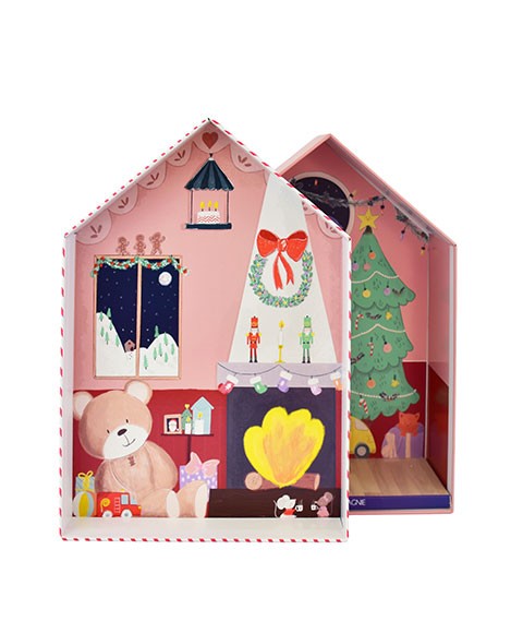 DOUDOU ET COMPAGNIE Elfo Cannelle e sua Casinha