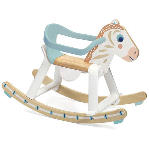 Djeco BabyCavali - Cavalo de Balanço de Madeira
