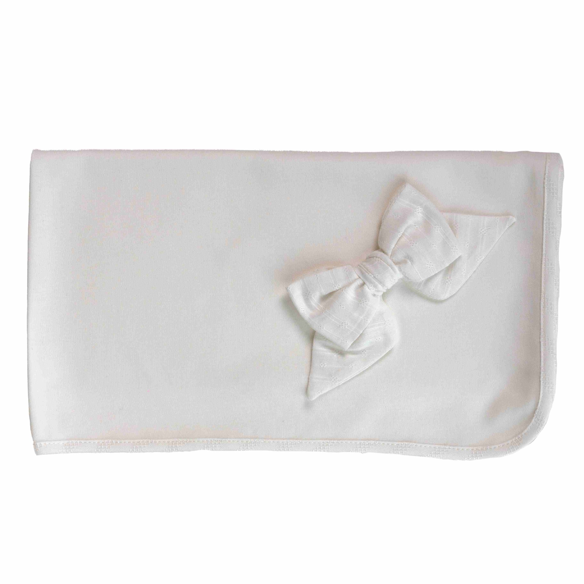 Fralda pure com laço ivory Baby Gi