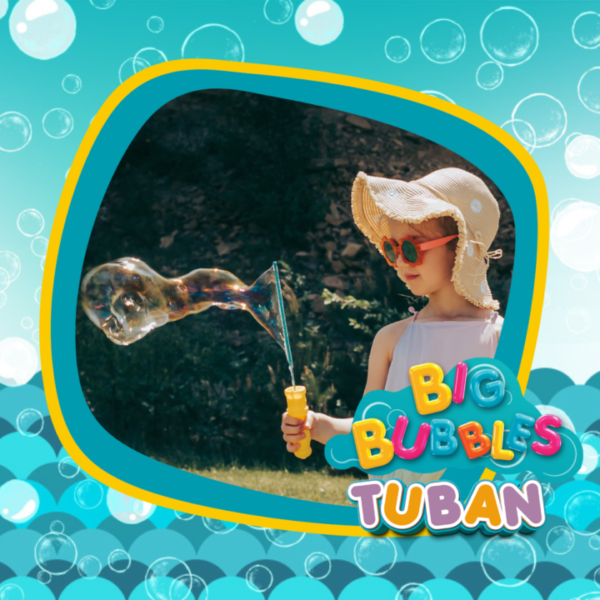 TUBAN Bolas de Sabão 250 ml c/ Varinha 7 cm