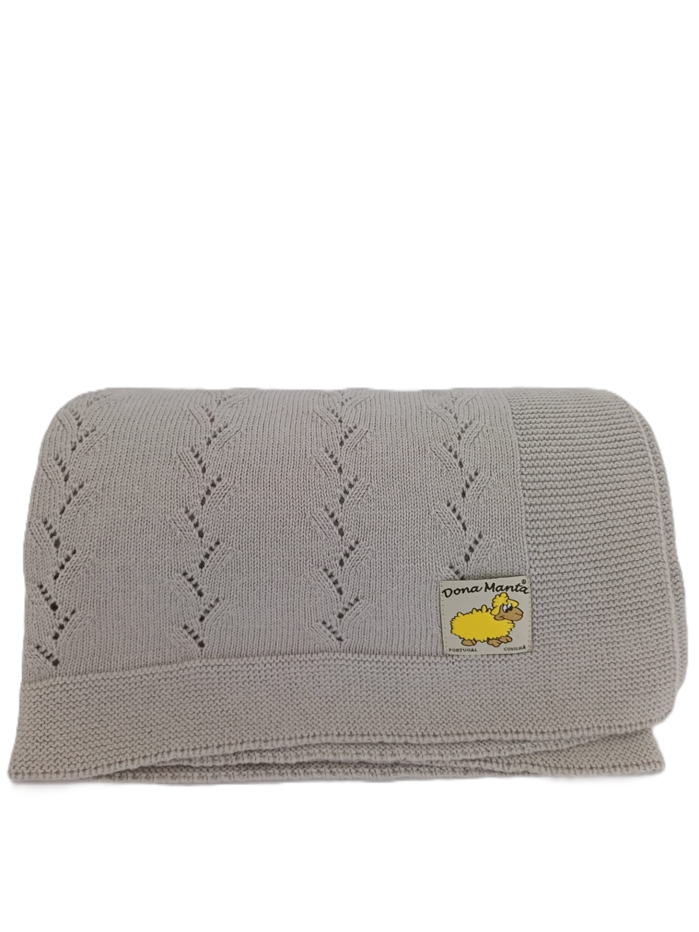 Manta Tricotada de Algodão para Bebé