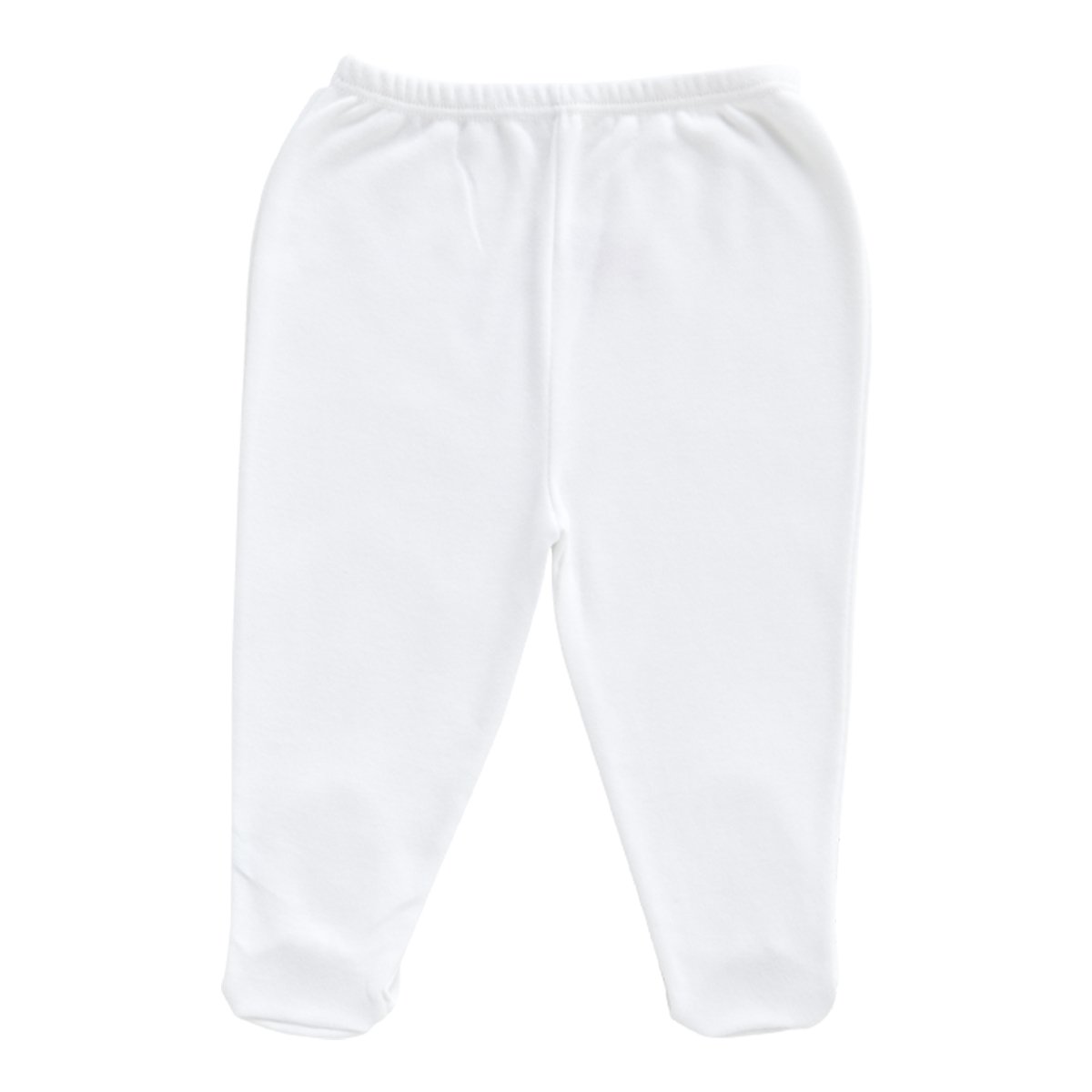 Calça Algodão com Pés Branco Cambrass