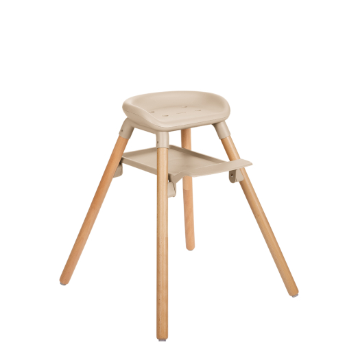 KIKKA BOO WOODY Cadeira da Papa Bege