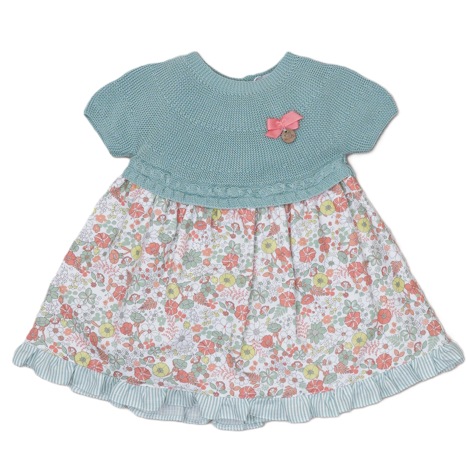 Vestido bebé menta Pangasa Baby
