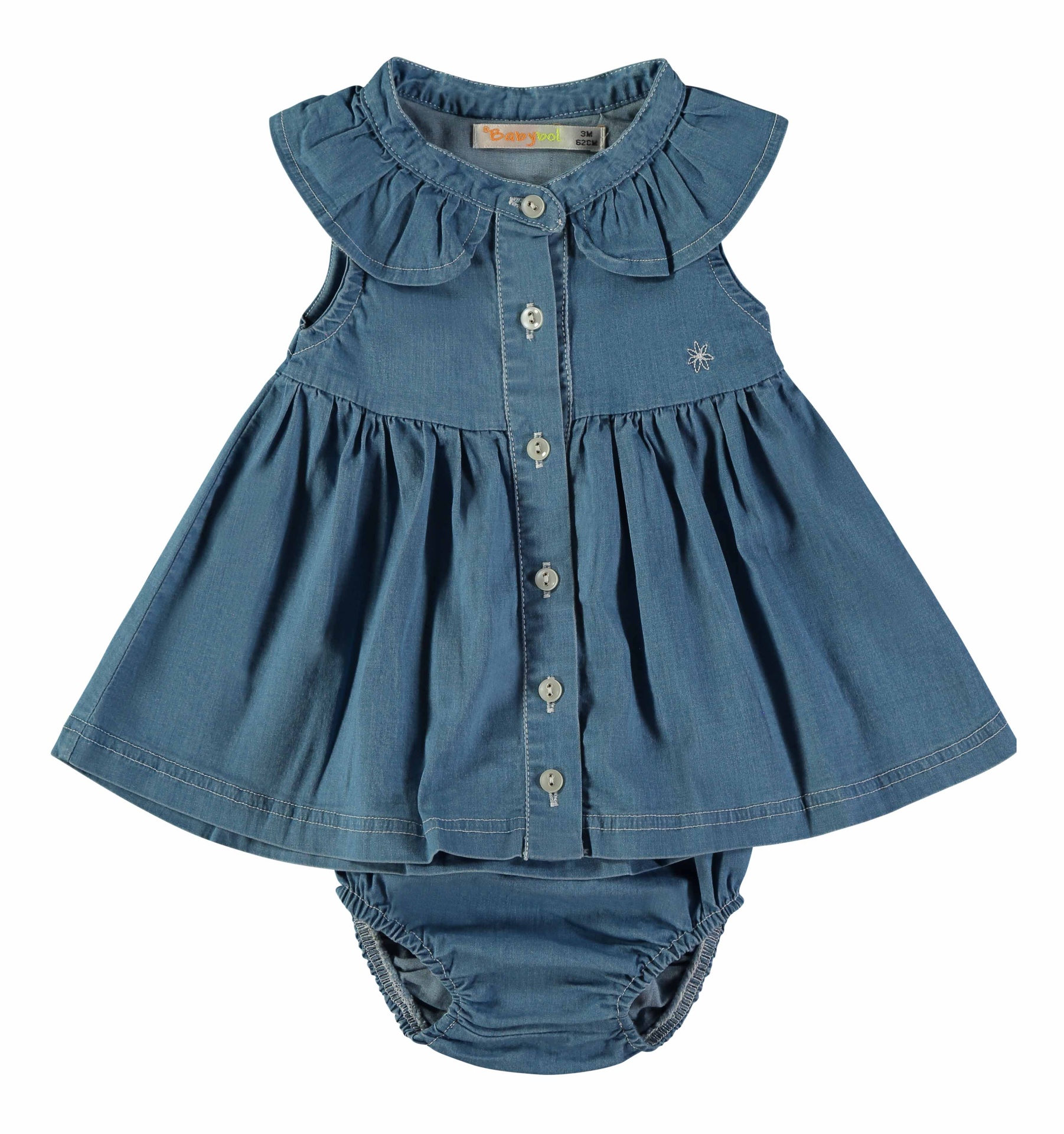 BABYBOL Vestido Ganga c/ Tapa Fraldas