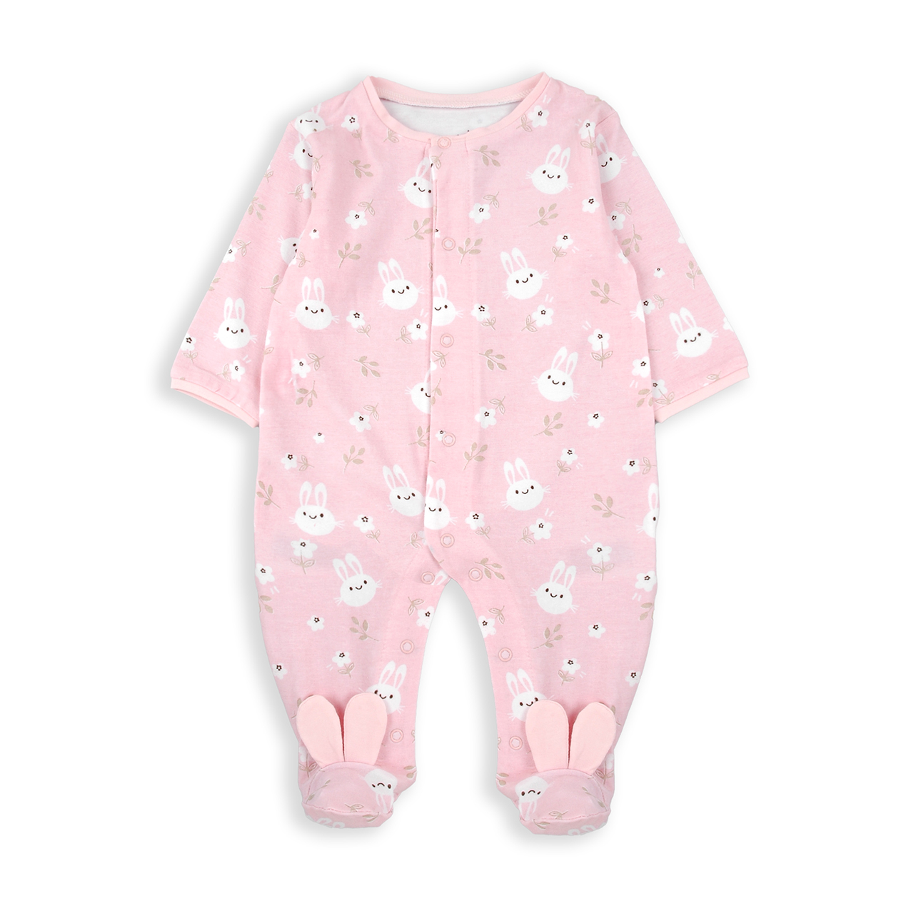 BABYBOL Babygrow Coelhos Rosa