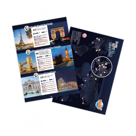 Globo rotativo c/ luzes dia/noite Buki