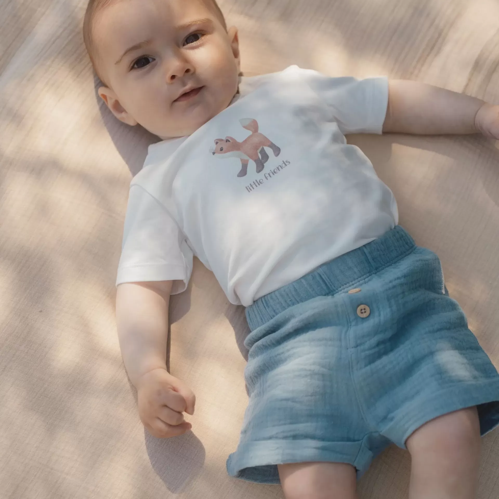 LITTLE DUTCH Calções Stone Blue