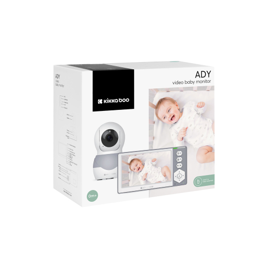 KikkaBoo Câmara de vigilância com monitor 4,3" ADY