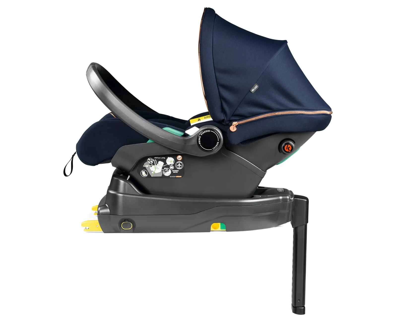 TRIO Carrinho + Alcofa + Cadeira Auto Blue Shine PegPerego - ARTIGO EXPOSIÇÃO