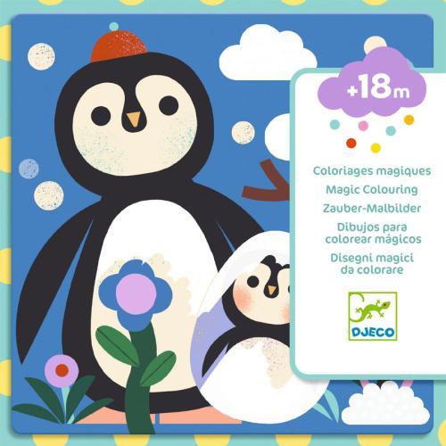 DJECO Animais Bebés:Pintura Mágica c/ Água