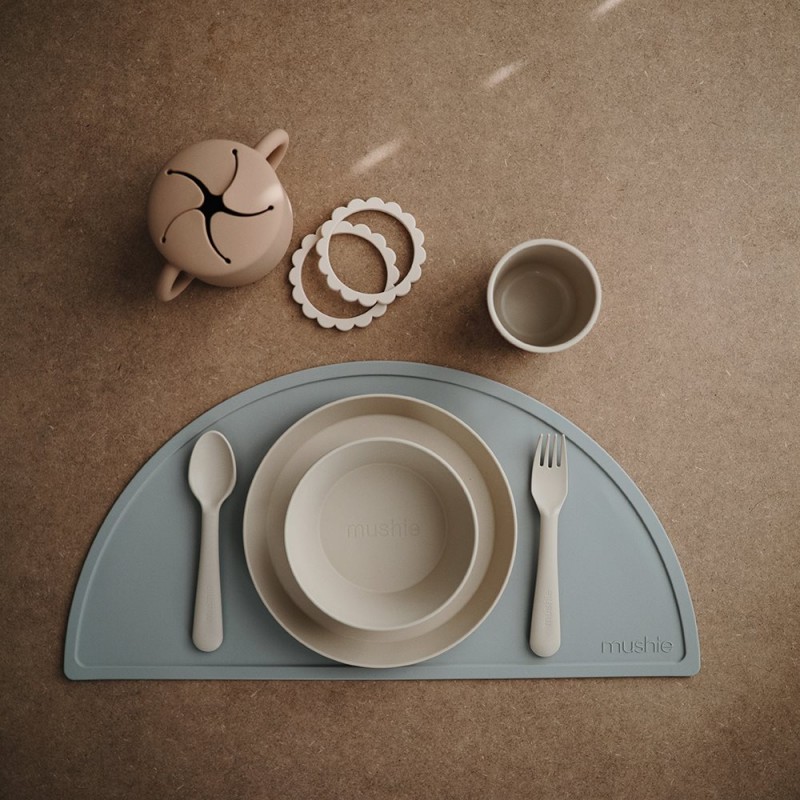 MUSHIE Pack 2 Taças Redondas Solid Vanilla