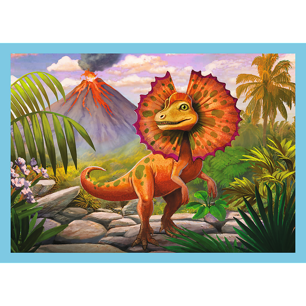 Puzzles 4 em 1 - Dinossauros
